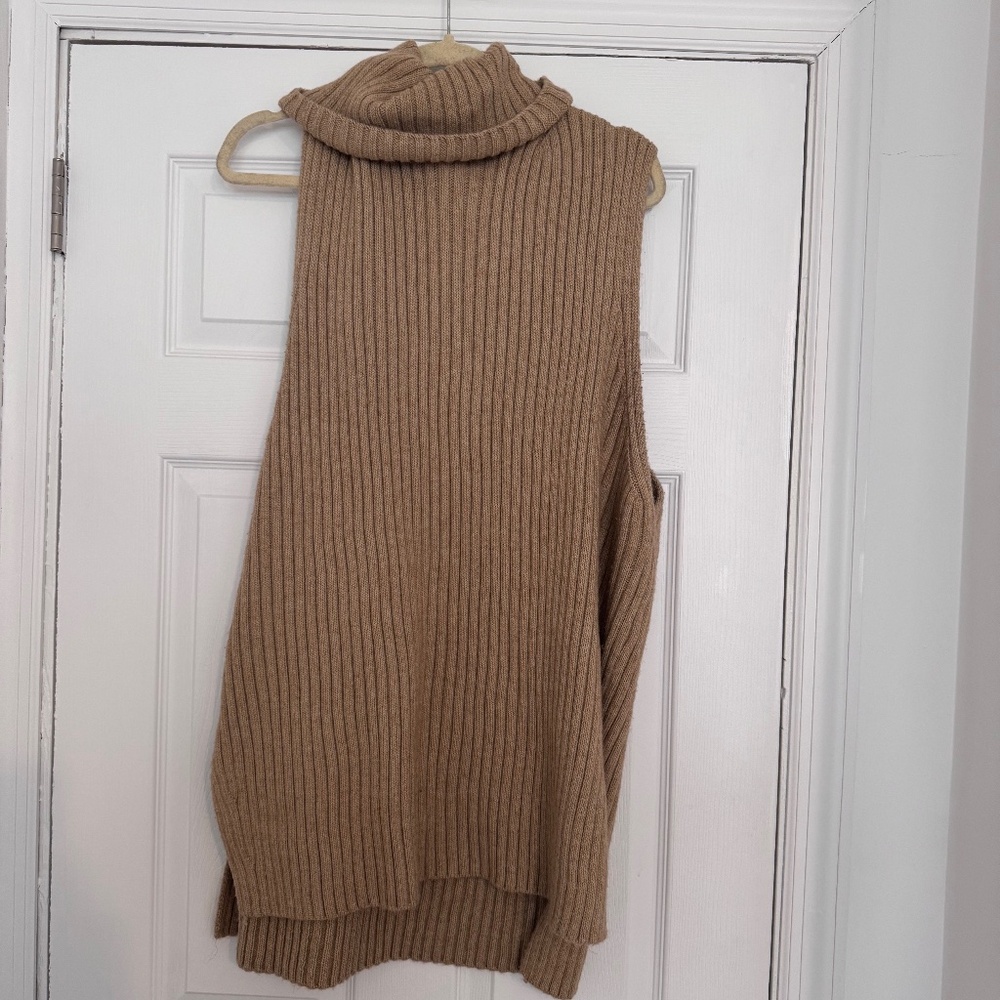 H&M Cowl-Neck Sleeveless Sweatervest - Size XL